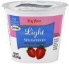Hy-Vee yogurt nonfat, light, strawberry Calories
