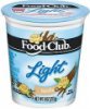 Food Club yogurt vanilla light Calories