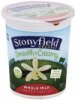 Stonyfield Farm yogurt whole milk, french vanilla Calories