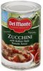 Del Monte zucchini with italian style tomato sauce Calories