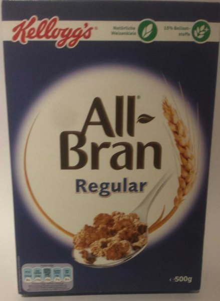 all-bran regular Kellogg's Nutrition info