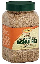 basmati rice brown Roland Nutrition info