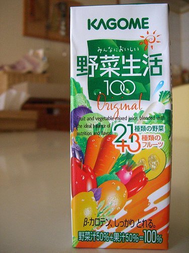 beverages, vegetable and fruit juice blend, 100% juice, with added vitamins a, c, e usda Nutrition info