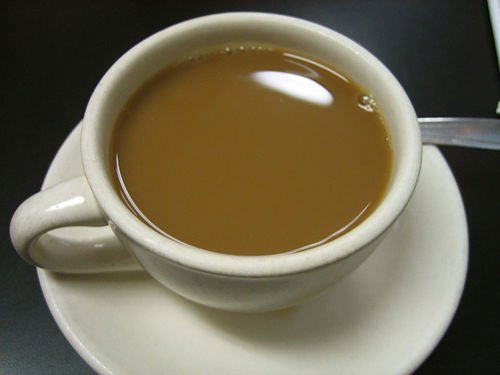 coffee, brewed from grounds, prepared with tap water, decaffeinated usda Nutrition info
