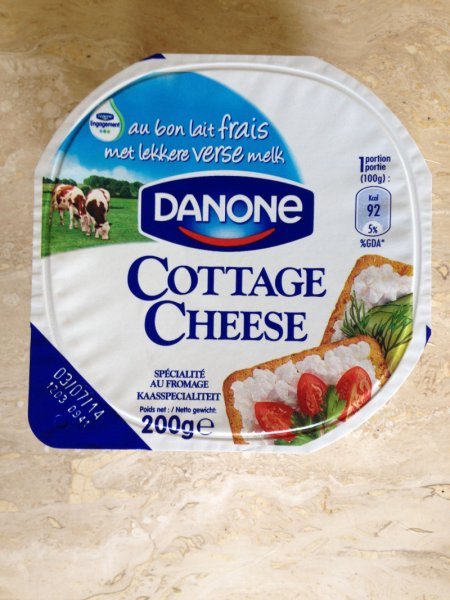 cottage cheese Danone Nutrition info