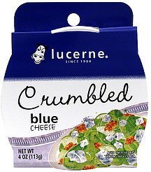 crumbled cheese blue Lucerne Nutrition info