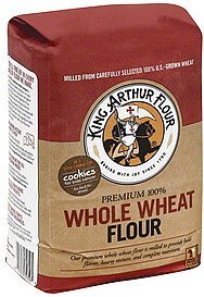 flour whole wheat, premium 100% King Arthur Flour Nutrition info