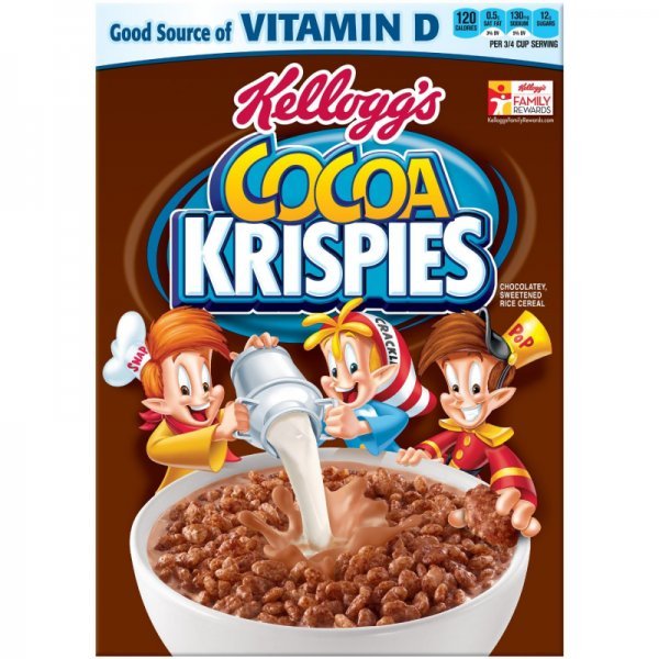 Kellogg's Cocoa Krispies Cereal Rice Krispies Nutrition info