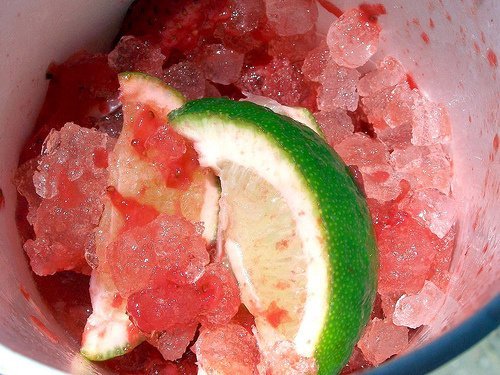 limeade, frozen concentrate, prepared with water usda Nutrition info