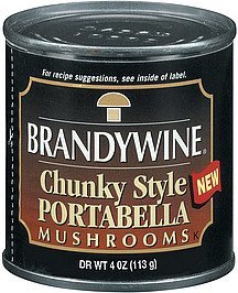 mushrooms portabella chunky style Brandywine Nutrition info