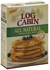 pancake mix all natural Log Cabin Nutrition info