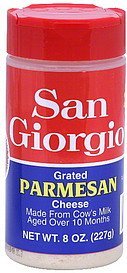 parmesan cheese grated San Giorgio Nutrition info