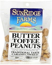 peanuts butter toffee Sunridge Farms Nutrition info