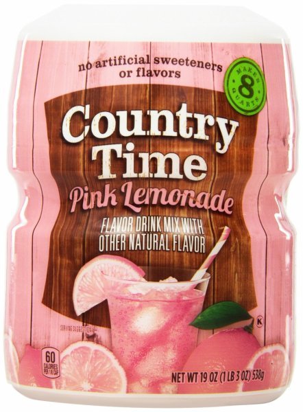 pink lemonade Country Time Nutrition info