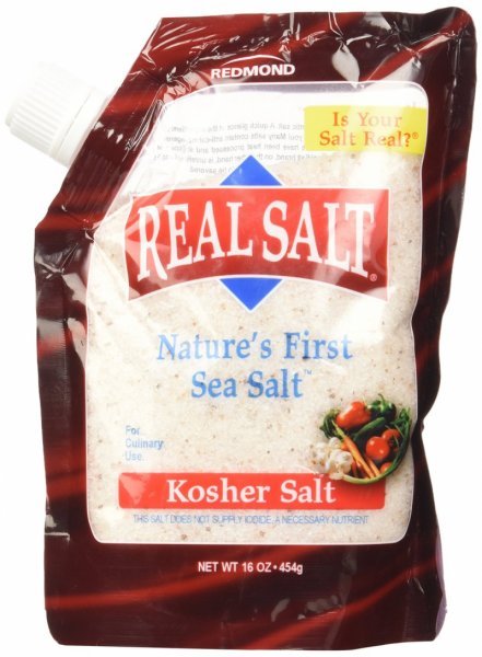 salt kosher Real Salt Nutrition info