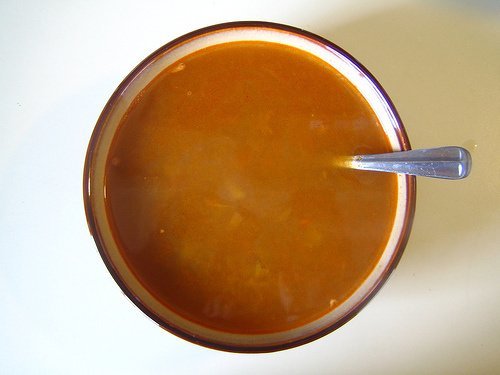 soup, chicken gumbo, canned, condensed usda Nutrition info