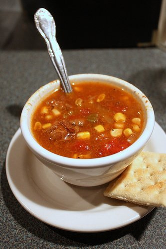 soup, chunky beef, canned, ready-to-serve usda Nutrition info