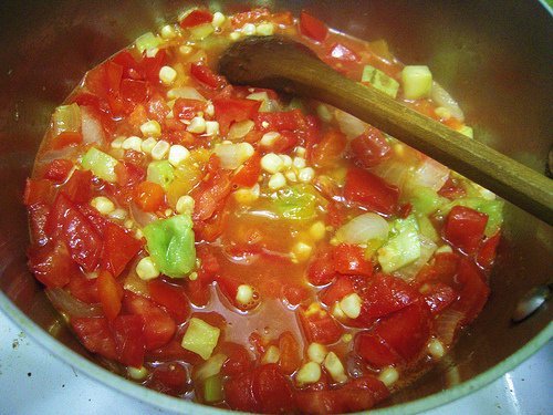 soup, tomato vegetable, dry, mix usda Nutrition info