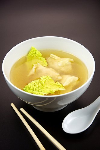 soup, wonton, chinese restaurant usda Nutrition info