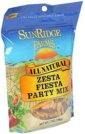 zesta fiesta party mix Sunridge Farms Nutrition info