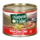 Natural Value whole green chiles mild Calories