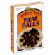 Sheltons meat balls free range turkey Calories