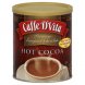 Caffe DVita hot cocoa Calories