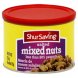 ShurSaving mixed nuts salted Calories