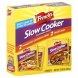 seasoning mixes slow cooker, homestyle chicken & herb, hearty beef