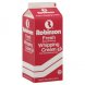 Robinson Dairy whipping cream Calories