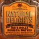 Bard Valley natural delights date almond roll Calories