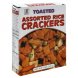 rice crackers toasted, assorted