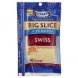 Kraft Foods, Inc. natural cheese slices reduced fat swiss, big slice Calories