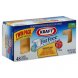 Kraft Foods, Inc. free singles american nonfat pasteurized process cheese product Calories
