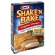 SHAKE N BAKE shake 'n bake seasoned coating mix for chicken original chicken Calories