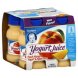 Gerber yogurt juice juice peach mango yogurt & apple juice Calories