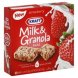 Kraft Foods, Inc. milk & granola bars strawberry Calories