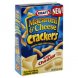 macaroni & cheese baked cheese crackers crunchy, white cheddar