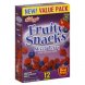 Kellogg's fruity snacks snacks fruit flavored, mixed berry, value pack Calories