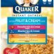 The Quaker Oats, Co. instant oatmeal blueberries & cream Calories