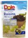 Dole raisins dried fruit Calories