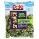 Dole baby spinach salad packaged salads, fresh discoveries Calories