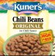 Kuner's chili beans in chili sauce, original Calories