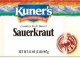 Kuner's sauerkraut country style barrel Calories