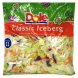 Dole classic iceberg carrots & red cabbage Calories