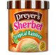 Dreyer's sherbet tropical rainbow Calories