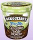 frozen yogurt chocolate fudge brownie