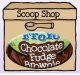 Chocolate Fudge Brownie Frozen Yogurt Scoops