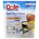 Dole real fruit bites mango chunks with yogurt and whole grain oats Calories