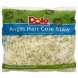 Dole angel hair packaged salads, fresh favorites Calories